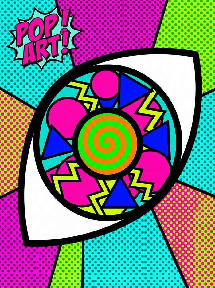 澳门彩票 - 超现实波普艺术眼睛创作